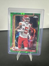 2025 topps chrome hollywood brown green refractor /99