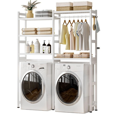 #ad #ad Over The Washer and Dryer Storage Shelf 5 Tiers Laundry Room Drying Rack wit... $197.99