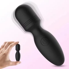 Multi functional mini massage stick waterproof/silicone 10 vibration frequencies