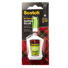 Scotch Super Glue Gel Precision Applicator 0.14 oz No Mess Clog Resistant