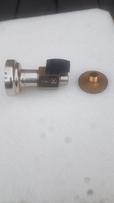 DR-S Reinigungsadapter Micro Matic, Korbfitting S, 2 Nocken mit Absperrhahn