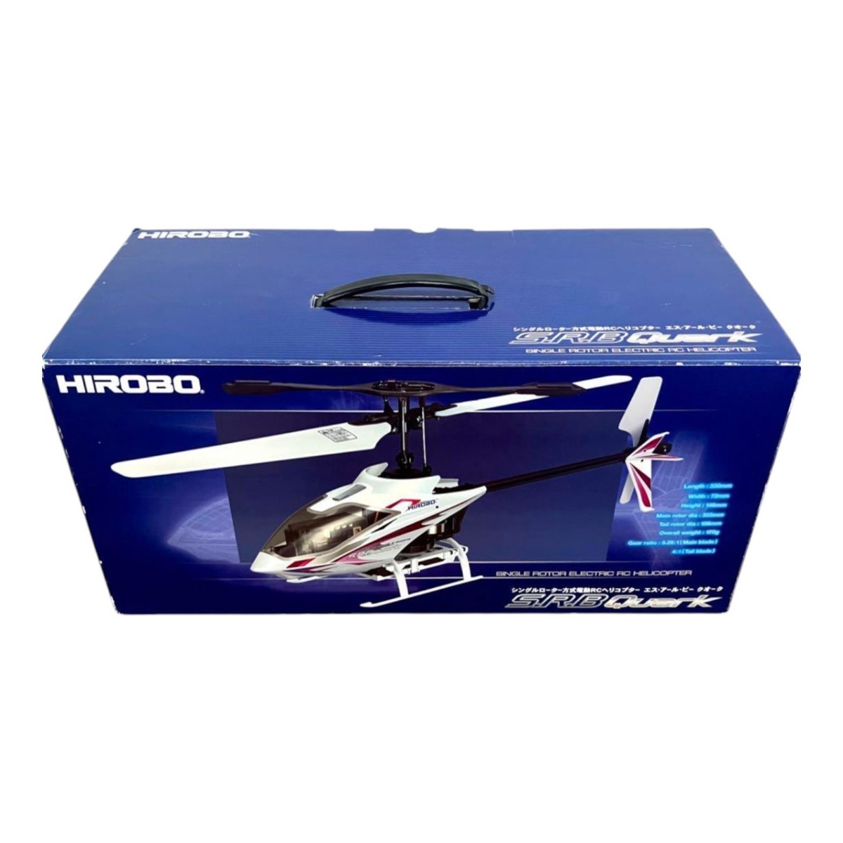 HIROBO シングルローター方式電動RCヘリコプター SRBクオークSTD Hirobo SRB Quark Electric RC Helicopter - Single Rotor