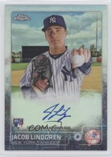 2015 Topps Chrome Rookie Auto Refractor 269/499 Jacob Lindgren #AR-JLN Auto 2u3