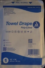 Dynarex Towel Drape -  Sterile 18 W X 26 L - Pack of 25