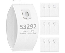10 Pack 53292 Type Q/C HEPA Vacuum Bags for Kenmore 53292 Canister Vacuum 81214,