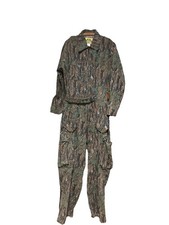 Vintage Ideal Camo Camouflage Hunting Coveralls Suit Full Body Mens Large 42-44