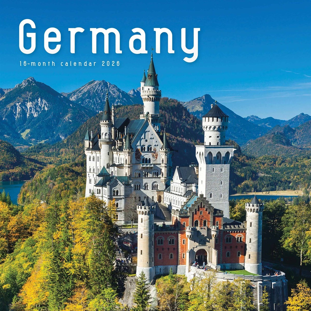 Germany Calendar 2026, Wall Calendars, Month To View, Travel, Gift