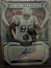 2025 Panini Certified Antonio Gates Canton Certified Signatures /125 CHARGERS