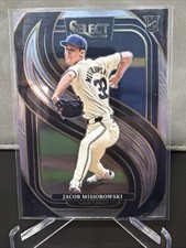 2025 Panini Select Baseball #123 Jacob Misiorowski RC Premier Level Base Brewers