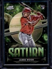 2025 Topps Cosmic Chrome James Wood Planetary Pursuit RC Saturn Rookie #PPST-7