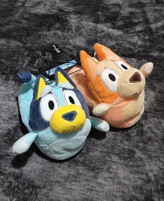 NWT Blue & Bingo Disney House Shoes Kids Size: 7/8