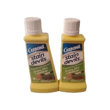 Lot Of 2 Carbona Stain Devils #6 Grass, Dirt & Makeup Remover New Free Shipping 