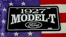 1927 Ford Model T License Plate Car Tag Hot Rod Roadster 27 T Bucket Tee