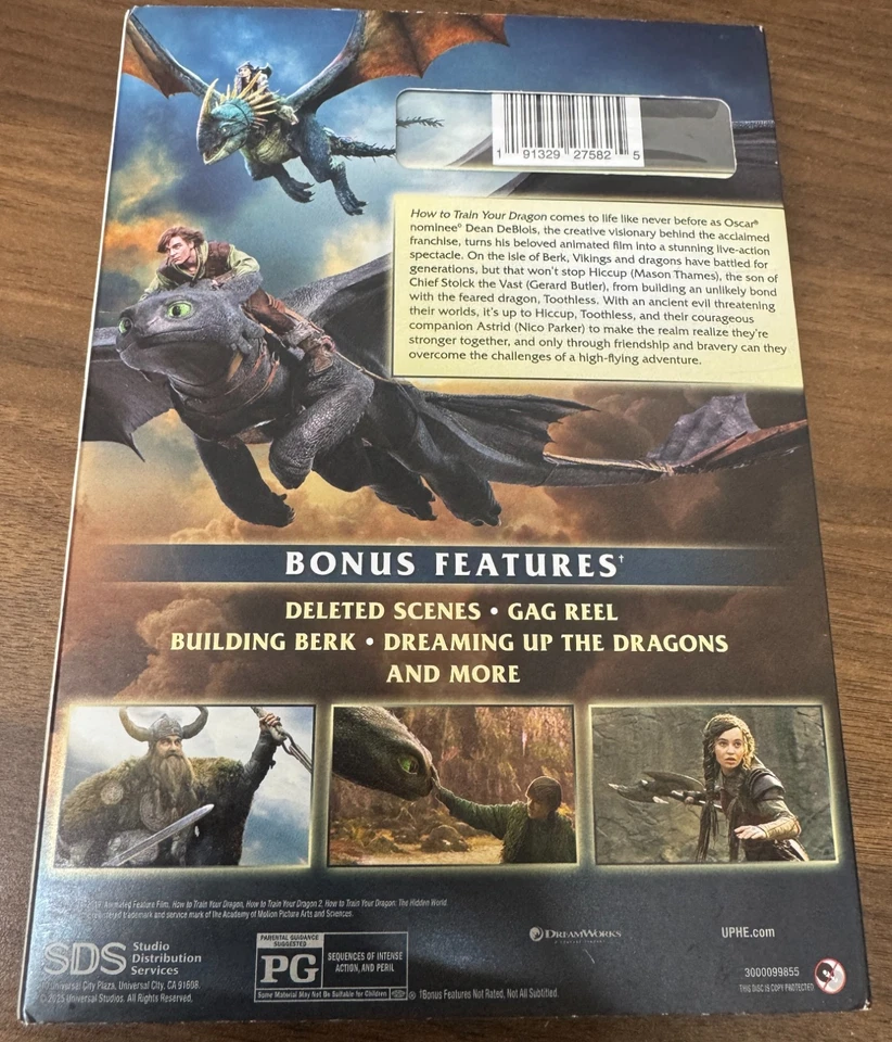 How To Train Your Dragon (DVD, 2025, Brand New) - Image 2 of 2