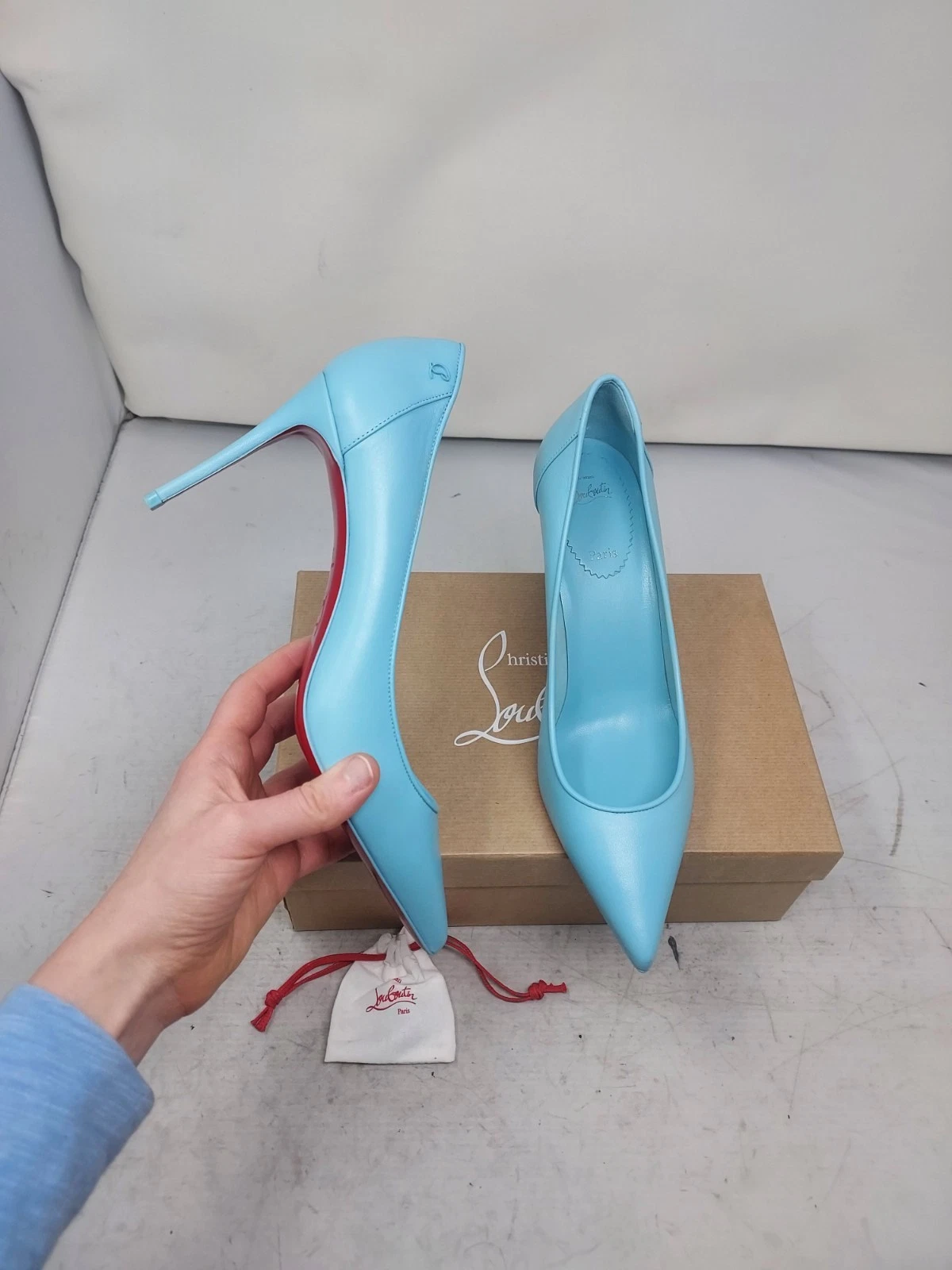 Christian Louboutin — CHRISTIAN LOUBOUTIN EU 39 US 9 WOMENS NEW Sporty Kate Blue Pump