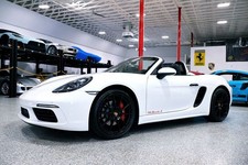 2024 Porsche 718 BOXSTER S Manual WHITE...427 Miles...Rare 6sp Manual