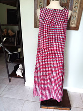 Tory Burch Resort 2015 Collection Silk Drop-Waist Column Maxi Dress Size 2