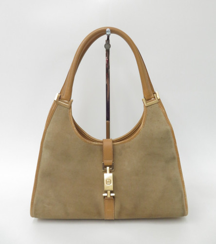 Authentic GUCCI Jackie Suede Shoulder Bag I#49383