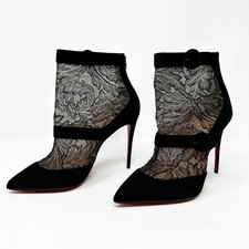 Christian Louboutin Boteboot Suede Ankle Boots 38