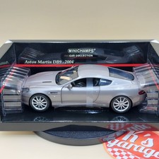 MINICHAMPS 1/18 Aston Martin DB9 2004 Silver Gray LH Drive 150137320 diecast