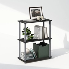 Turn-N-Tube 3-Tier Multipurpose Compact Display Rack, Shelving Unit, Bookcase,