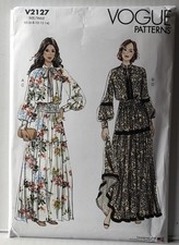 Vogue V2127 Misses Two Piece Dress Sewing Pat...
