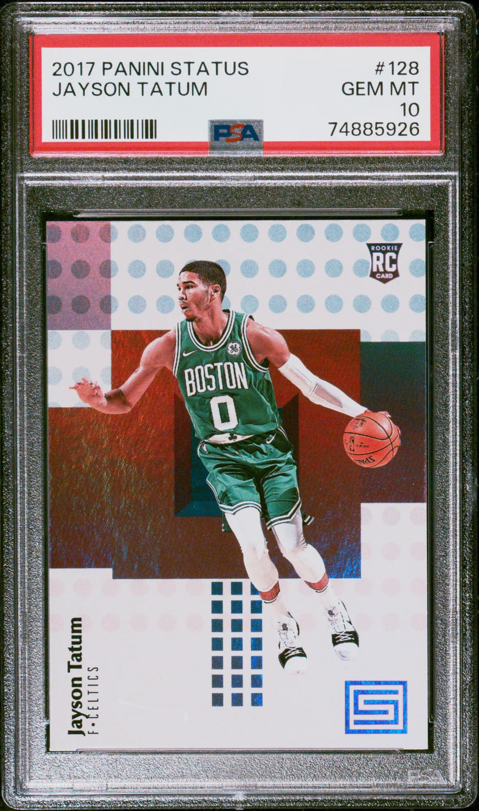 2017 Panini Status Jayson Tatum #128 PSA 10