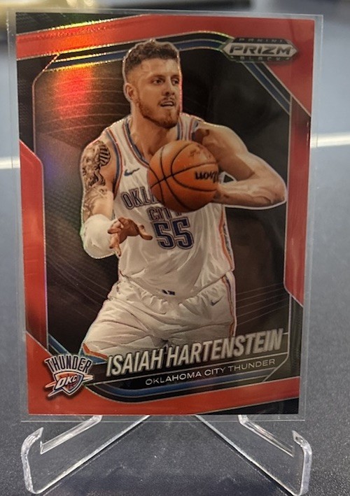2024-25 Panini Prizm Black , Isaiah Hartenstein #118 Red Prizm /299
