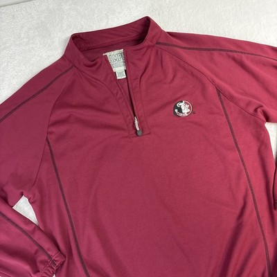 Florida State Seminoles Campus Specialties 1/4 Zip Mens XL Maroon