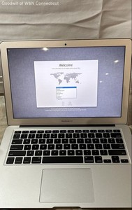 Apple MacBook Air A1466 13.3" Laptop Silver Aluminum Tested Powers On