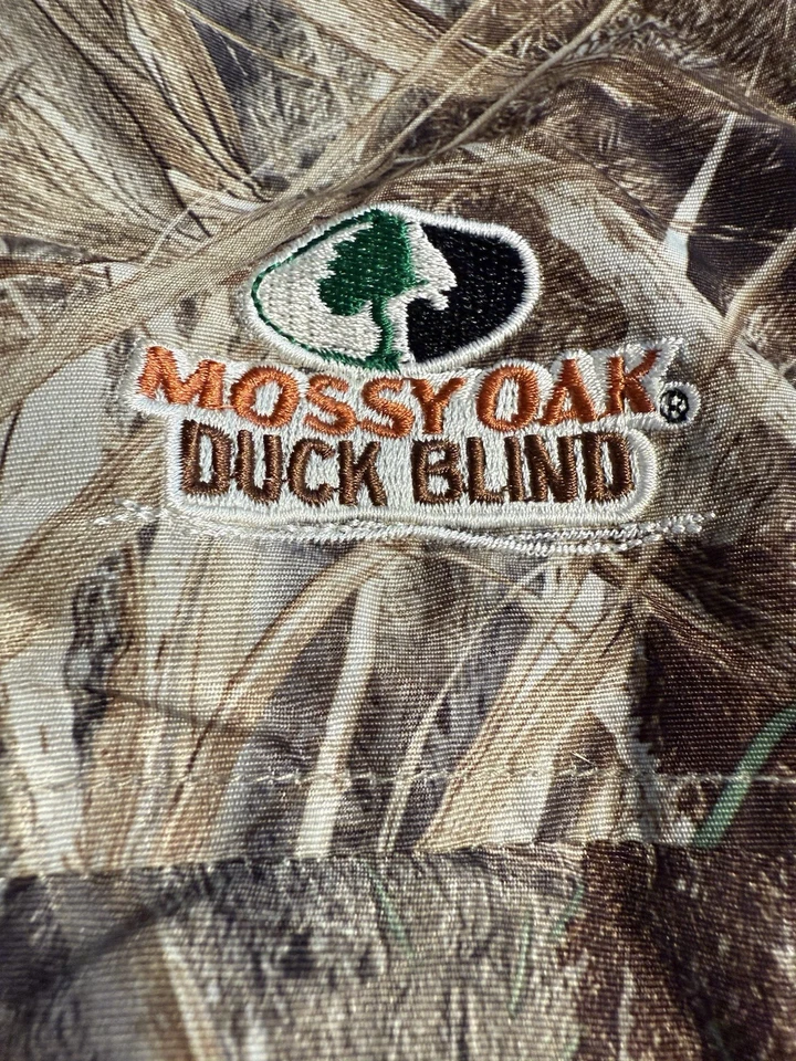 Mossy Oak Duck Blind Camo Waterproof Waterfowl Hunting Insulated Jacket Mens 2XL - Image 2 of 4