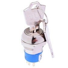 4 Way 19mm Key Switch DP4T 4A LK69NB126N3