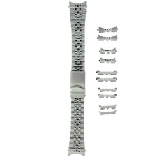 Watch Band Stainless Steel Metal  Mens Fits 18mm-22mm 5 Sets of End Pcs