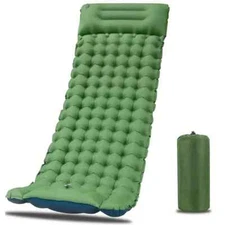 Camping Sleeping Pad, Ultralight Camping Mat with Pillow Built-in Foot Pump