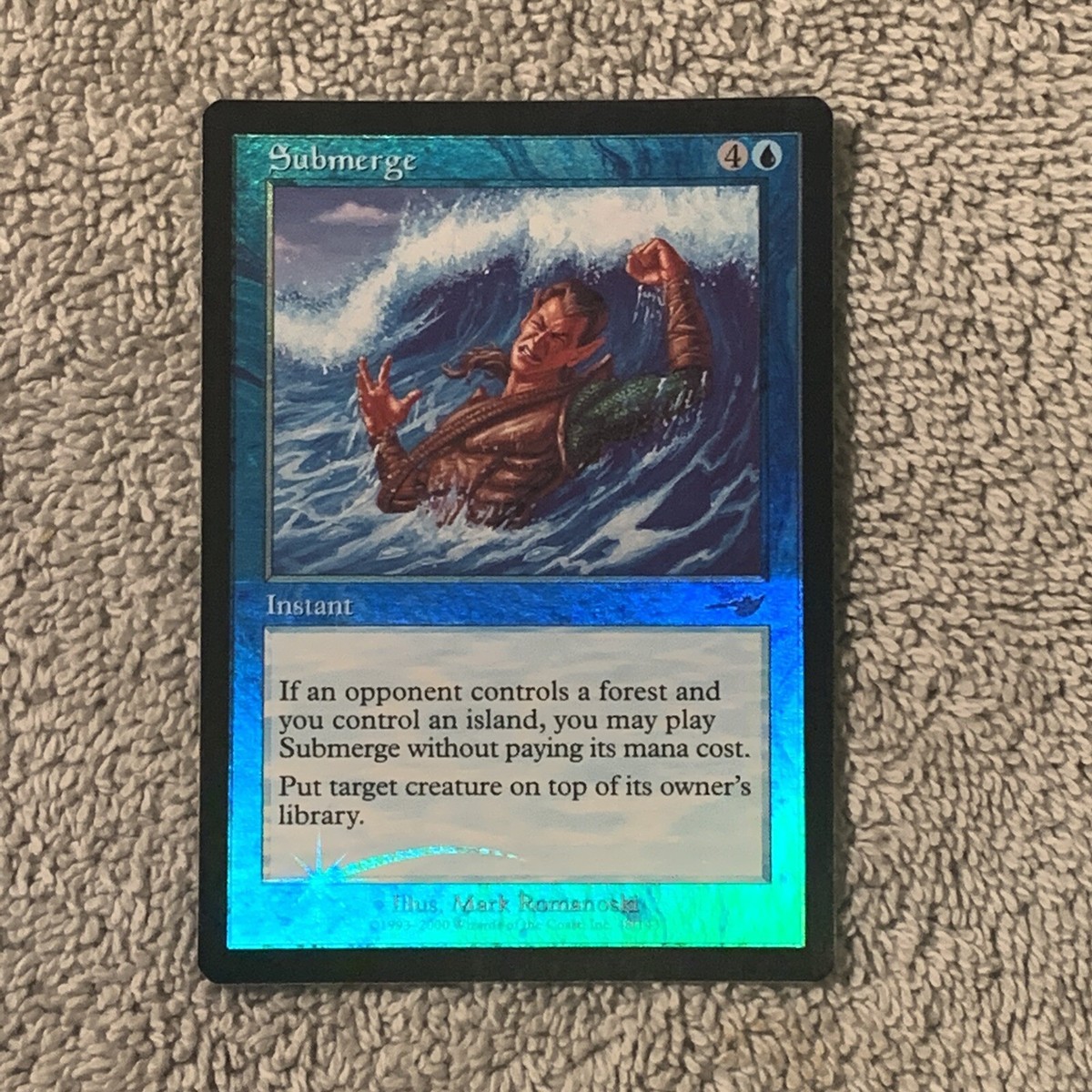 MTG 水没 submerge英語 foil FOIL Submerge - Nemesis - UNPLAYED NM/MT - MTG Magic the