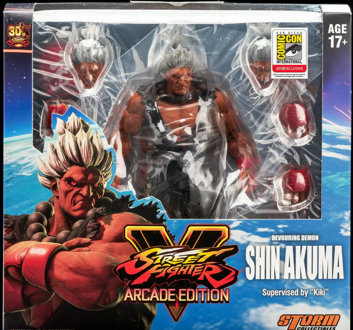 NEW Street Fighter V Akuma (Gouki) Action Figure Storm Collectibles