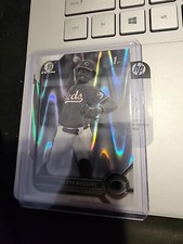 Kenya Huggins 2022 1st Bowman Draft Chrome B&W RayWave Refractor #BDC-140 Reds