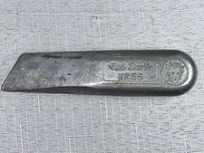 Vintage Red Devil UK55 Cast Aluminum 5" Utility Knife Fixed Blade Knife USA