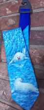United Inc Necktie - Beautiful scene with seals on an icefield Made in USA