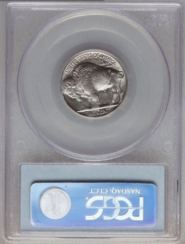 1935 5C BUFFALO NICKEL - PCGS MS67 - FIVE CENT - Bild 2 von 4