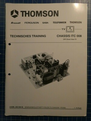 THOMSON ITC008 Technisches Training H3866
