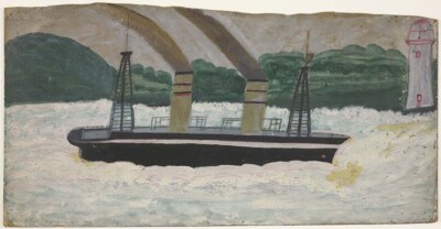 Alfred Wallis : Steamer : 1934 : Archival Quality Art Print
