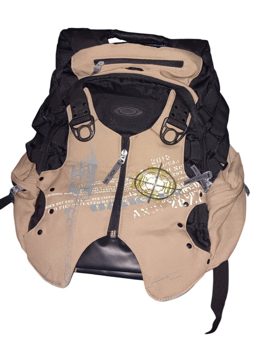 Oakley Tactical Field Gear Panel Backpack Y2k Splash Logo Oakley Tactical Field Gear Panel Backpack Y2k Splash Logo