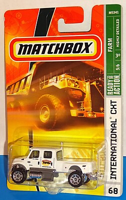 Matchbox 2008 Farm Series #68 International CXT White GRANT'S ORGANIC FARMS