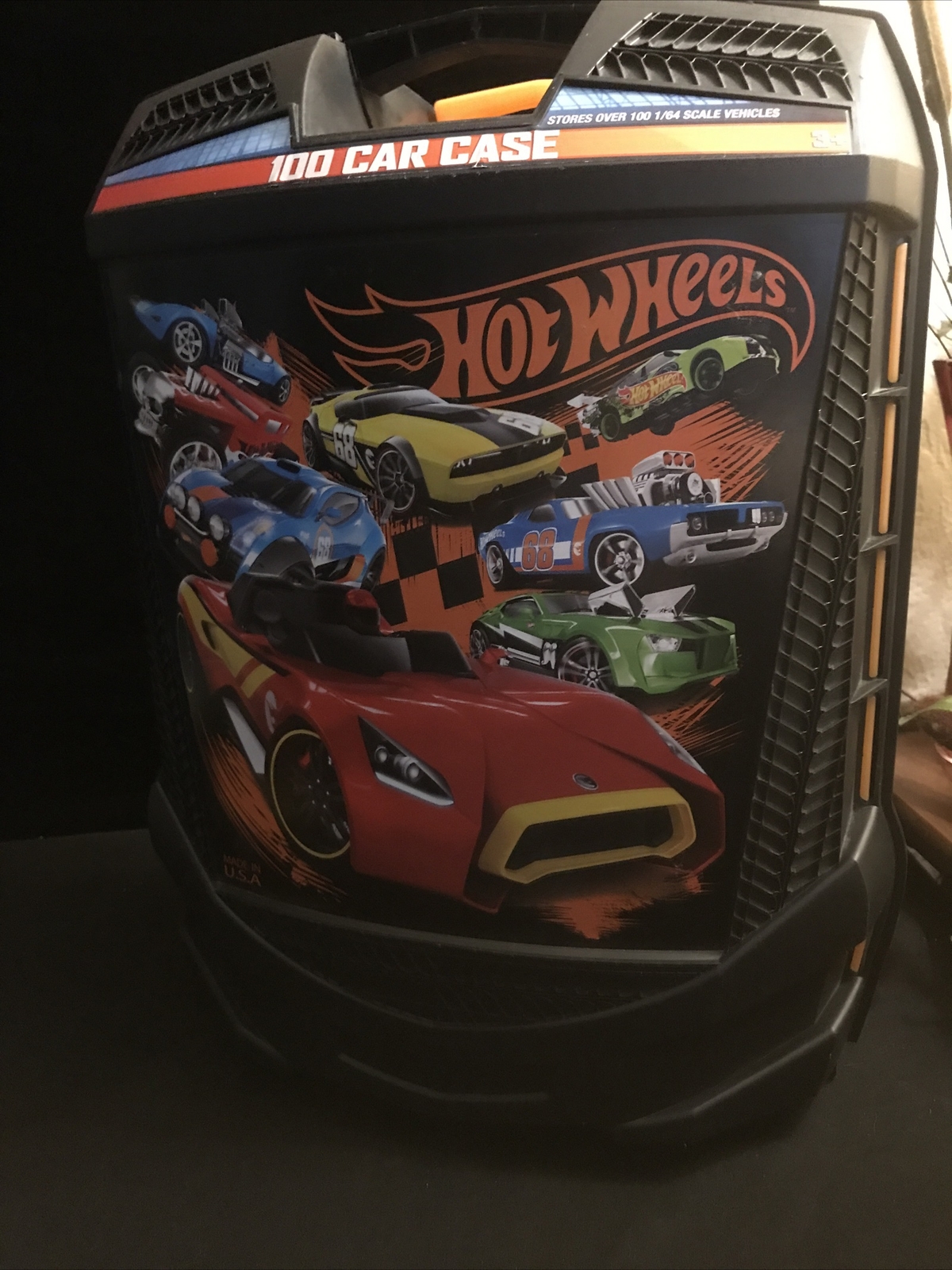 100 car Hot Wheels Storage case w/ roll around wheels eBay