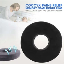 Donut Pillow Seat Cushion Coccyx Memory Foam Pillow Hemorrhoid Tailbone CushioMY
