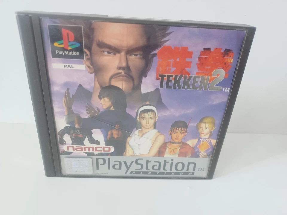 GIOCO PS1 TEKKEN 2 PLATINUM OTTIMO STATO PLAYSTATION 1 multilingua, foto 1 di 5