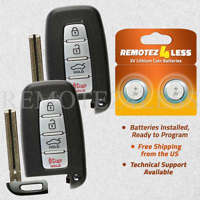2 For 2011 2012 2013 2014 2015 Hyundai Elantra GT Car Remote Entry Key Fob