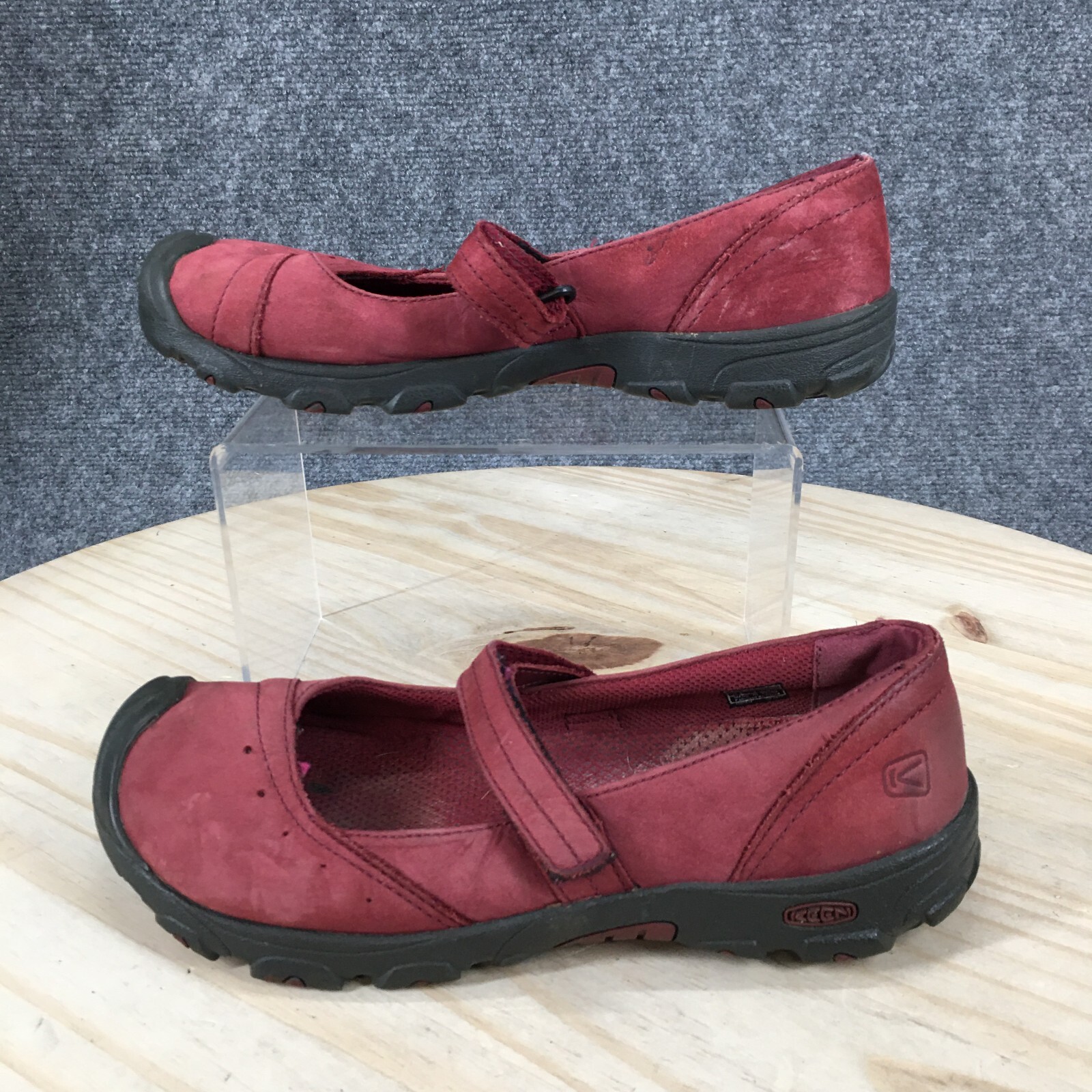 Keen Shoes Youth 5 Womens Casual Comfort Mary Jane 1007814 Red Leather  Round Toe | eBay