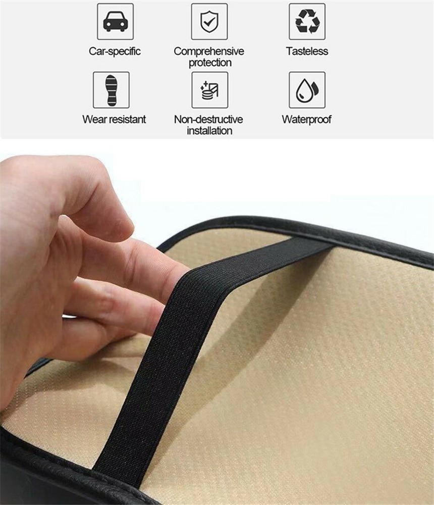 1Pc PU Car Center Console Armrest Box Leather Cushion Protector Mat Pad Cover